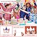 Civaner 24 Pcs Christmas Cat Party Masks Favors Bulk Christmas Cat Kitten Birthday Party Decoration Kitten Theme Supplies Photo Booth Props for Birthday Dress up Play Supplies - Image 4