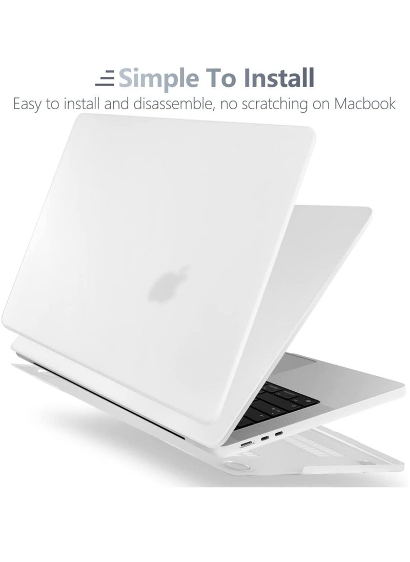 Generic 2 in 1 Hard Case Compatible with MacBook Air 15 inch M4 Chip 2025 A3241 and M3 Chip 2024 A3114 and M2 Chip 2023 Model A2941 ,Matte Finish Laptop Hard Shell with Keyboard Cover Skin, Transparent  - Image 3