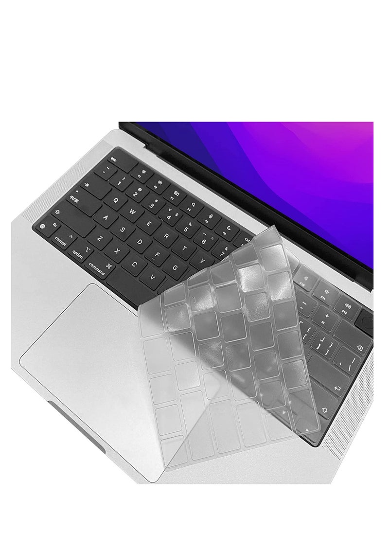 Generic 2 in 1 Hard Case Compatible with MacBook Air 15 inch M4 Chip 2025 A3241 and M3 Chip 2024 A3114 and M2 Chip 2023 Model A2941 ,Matte Finish Laptop Hard Shell with Keyboard Cover Skin, Transparent  - Image 4
