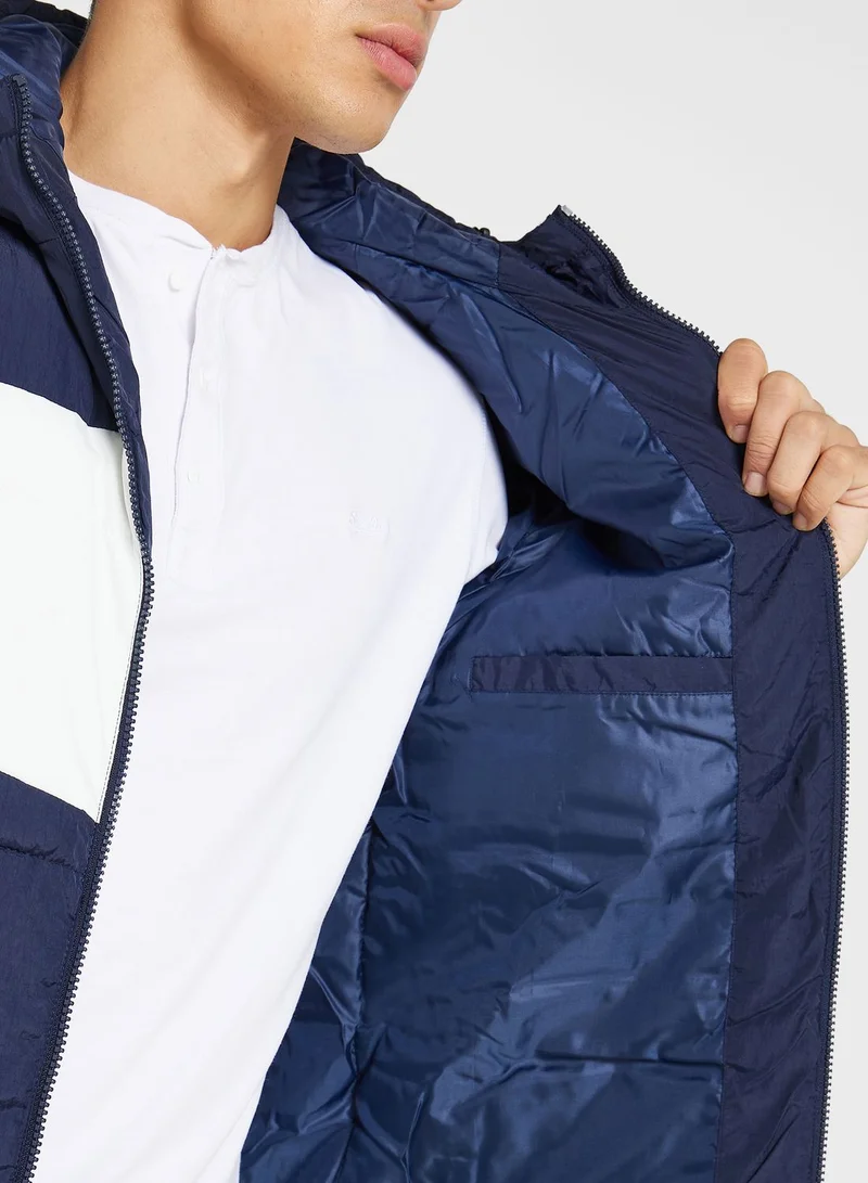 JACK & JONES Zip Through Puffer Jacket