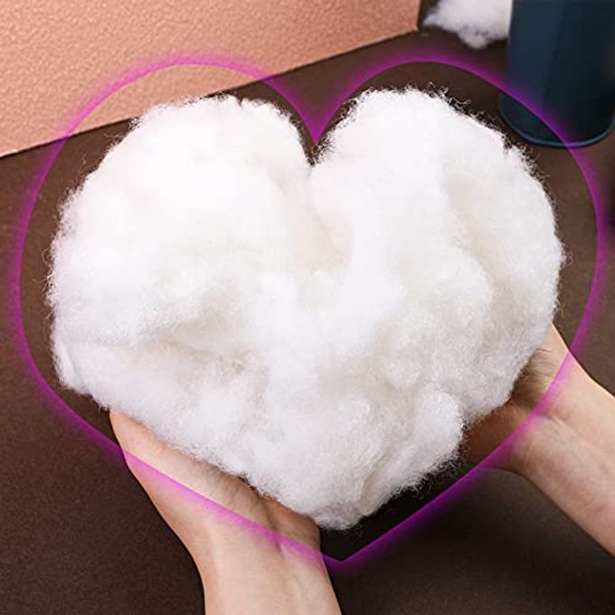Bupete 15.8oz Stuffing for Stuffed Animals, Stuffing for Crafts Crochet Stuffing,Stuffing for Crochet, Polyester Fiber Fill Resilience for Fill Fiber Animal Stuffing - Image 3