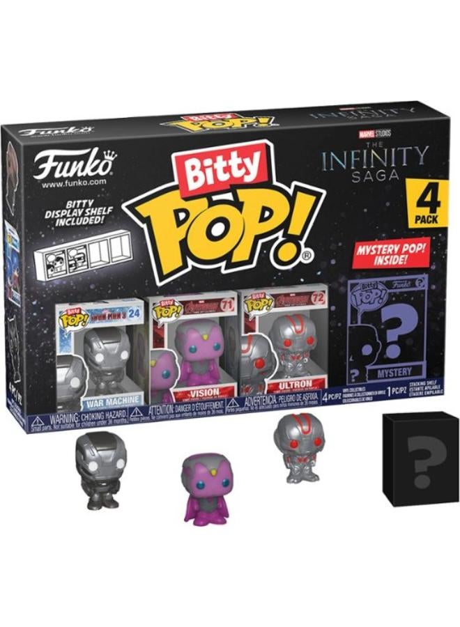 Funko Bitty Pop! Super Heroes: Marvel - The Avengers - Iron Man 4PK - Image 1