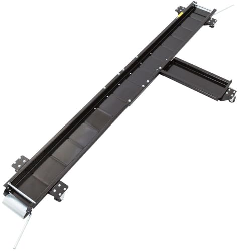 Black Widow Motorcycle Dolly Extra-Long for Cruisers Choppers 1,250 lb. Weight Capacity Adjustable Kickstand Caster Wheels - Image 1