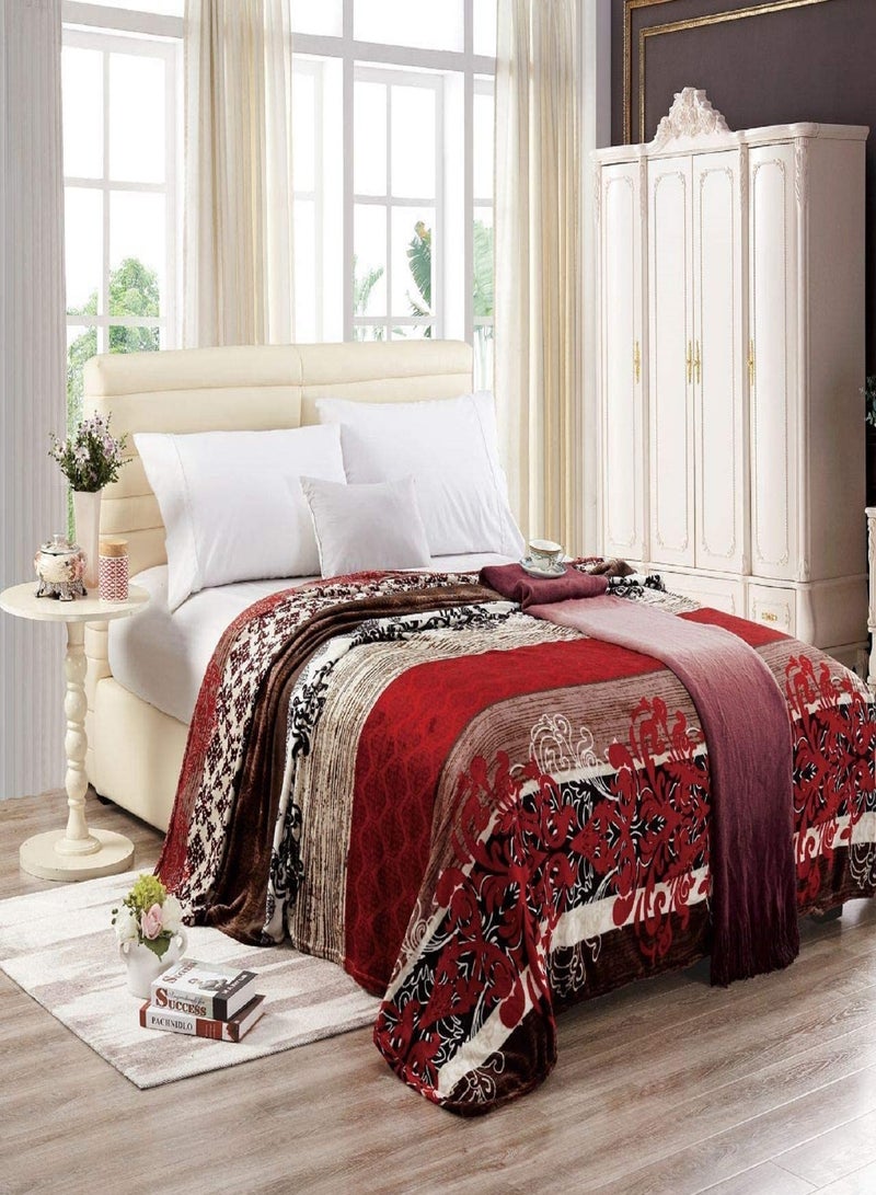 Moon Single Size Throw Blanket All Season Warm Lightweight Super Soft Microfiber Flannel For Couch Bed And Sofa 150x200 CM  - Image 1