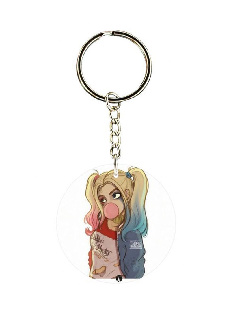 RKN Harley Quinn Printed Keychain