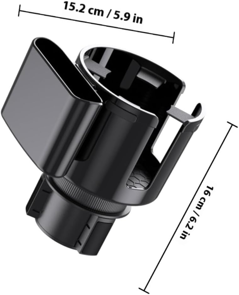 Car Cup Holder Organizer Stand Plastic Drink Cup Holder for Car Vehicle with Multi-Functional Storage and Water Bottles - Image 2