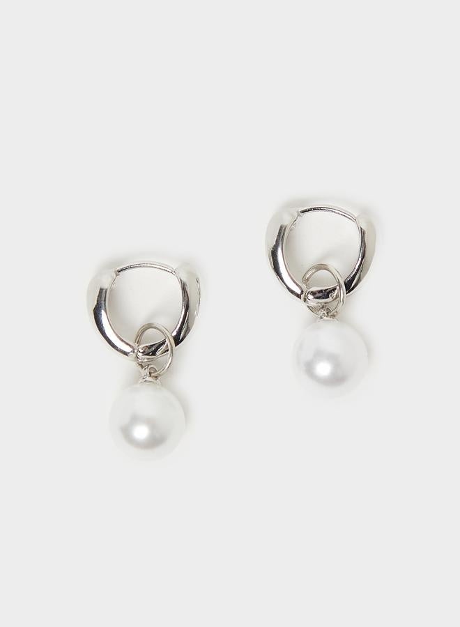 Styli Faux Pearl Dangle Earrings  - Image 1