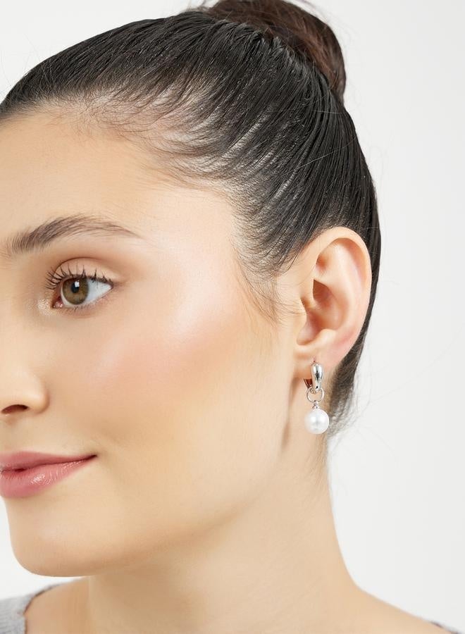 Styli Faux Pearl Dangle Earrings  - Image 2