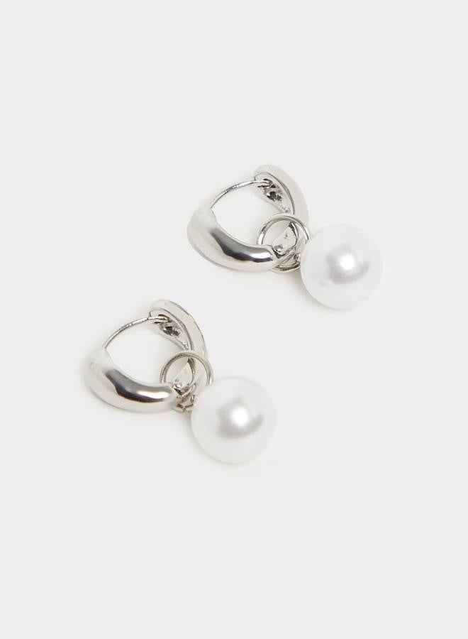 Styli Faux Pearl Dangle Earrings  - Image 3