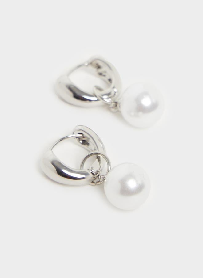 Styli Faux Pearl Dangle Earrings  - Image 4