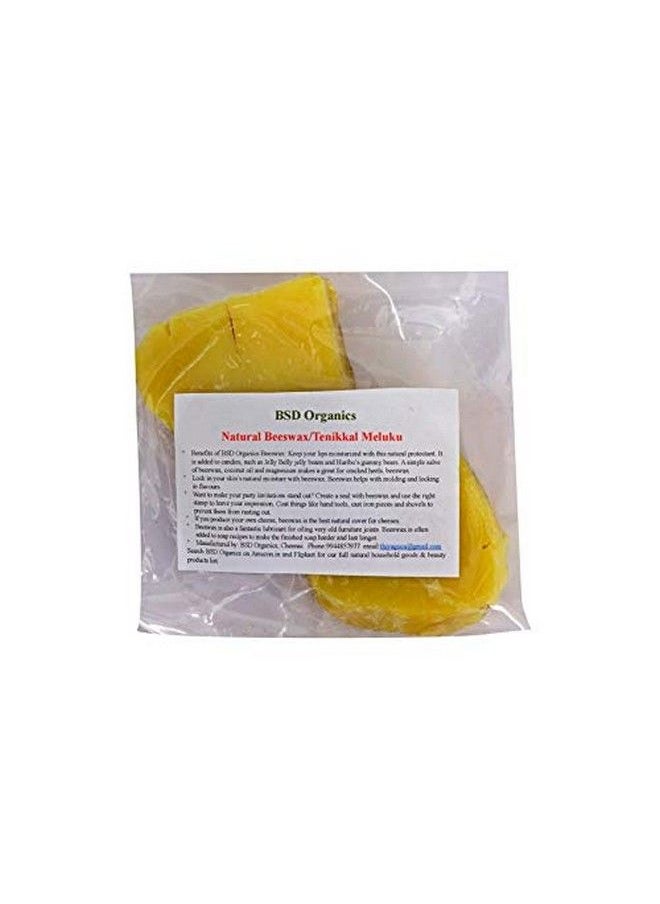 BSD Organics - Natural Beeswax/Tenikkal Meluku/Mom For Skin Care Lip Balm Moisturizer Candies And More 25 Grams - Image 1