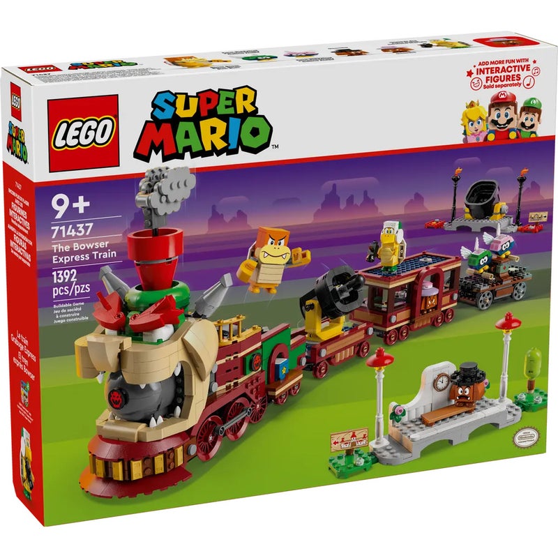 LEGO - Super Mario The Bowser Express Train 1392 Pieces - 71437 - Image 1