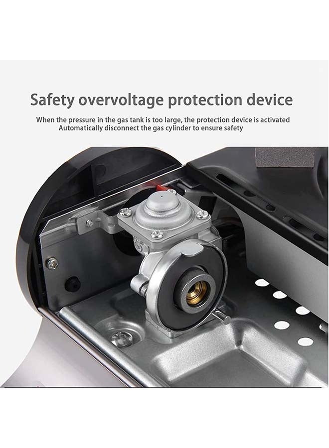 هاهاهاي مواقد صغيرة محمولة للاستخدام في الهواء الطلق تعمل بغاز البوتان مع صندوق مواقد منزلية للتخييم في الهواء الطلق والشواء مواقد عملية طباخ 2.1 كيلوواط - Image 4