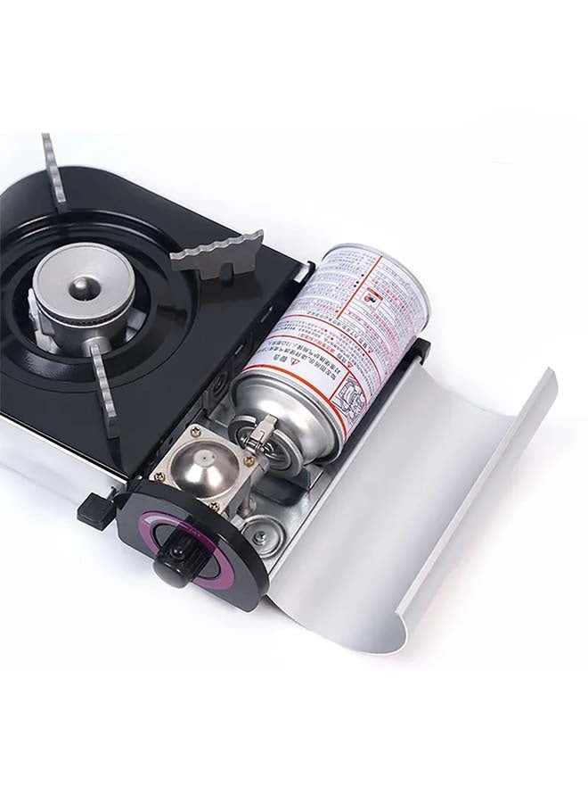 هاهاهاي مواقد صغيرة محمولة للاستخدام في الهواء الطلق تعمل بغاز البوتان مع صندوق مواقد منزلية للتخييم في الهواء الطلق والشواء مواقد عملية طباخ 2.1 كيلوواط - Image 5