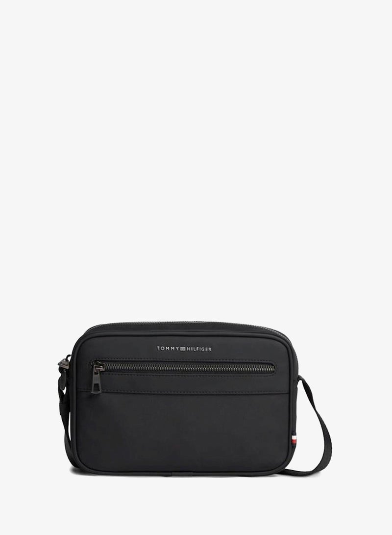 TOMMY HILFIGER Metal Logo Crossbody Reporter Bag - Image 1