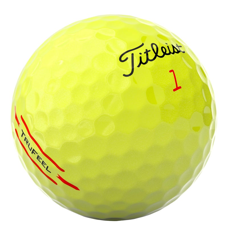Titleist TruFeel Golf Balls, Yellow (One Dozen) - Image 3
