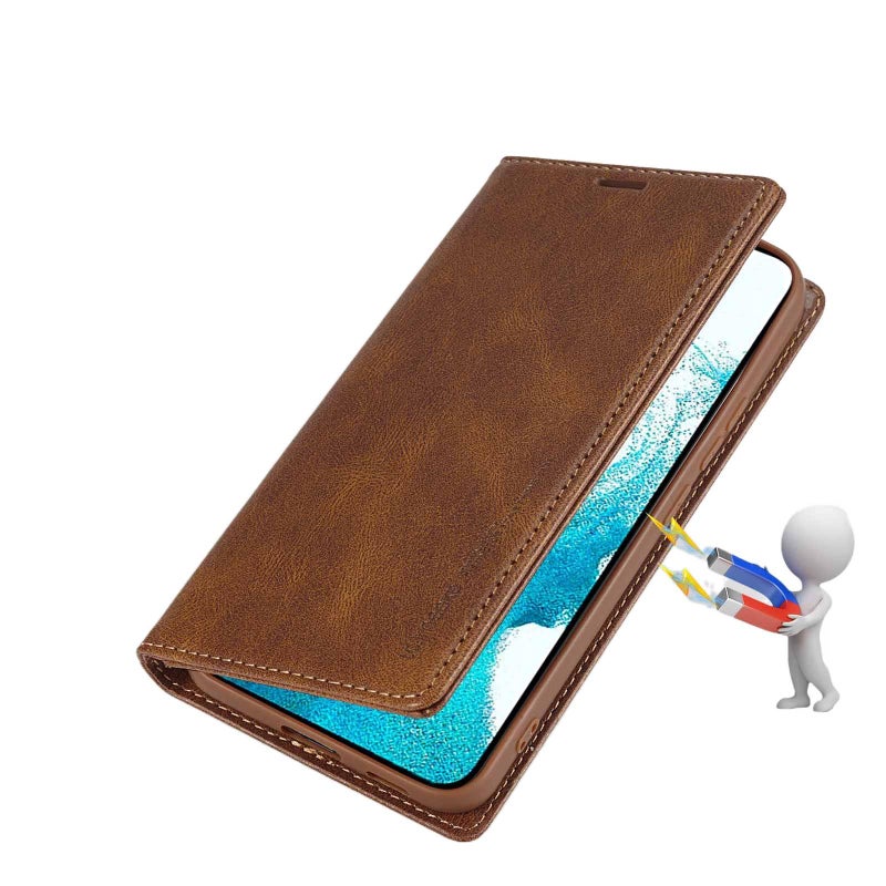 Drop Protection Samsung Galaxy S23 TPU Magnetic with Card Holder and Kickstand in Blue for Outdoor Use - Image 4