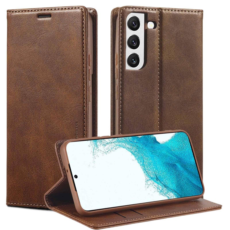 Drop Protection Samsung Galaxy S23 TPU Magnetic with Card Holder and Kickstand in Blue for Outdoor Use - Image 5