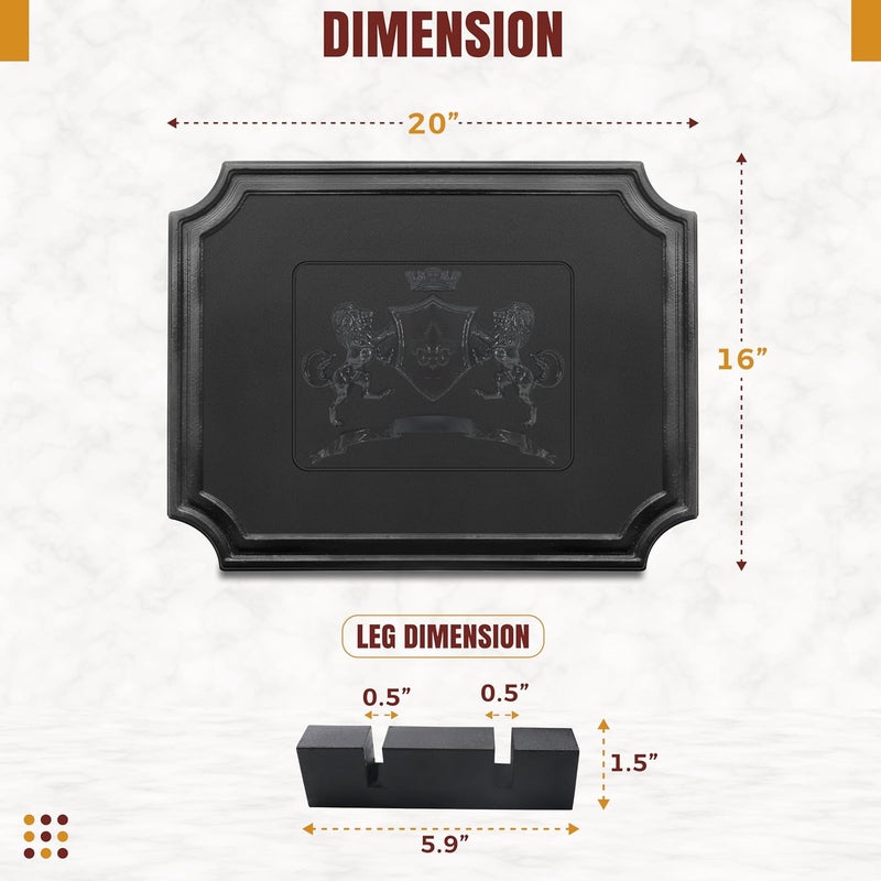 Simond STORE - Fire Back for Fireplace with Feet - 20"(W) x 16"(H) cast Iron Fireplace Back Plate - Fire Backs for Fireplace Heat Reflection and Wall Protection - Image 2