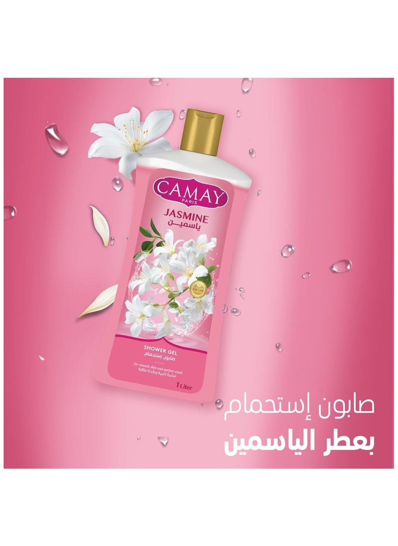 Camay - CAMAY Shower GeL JASMINE 1 LITER - Image 1