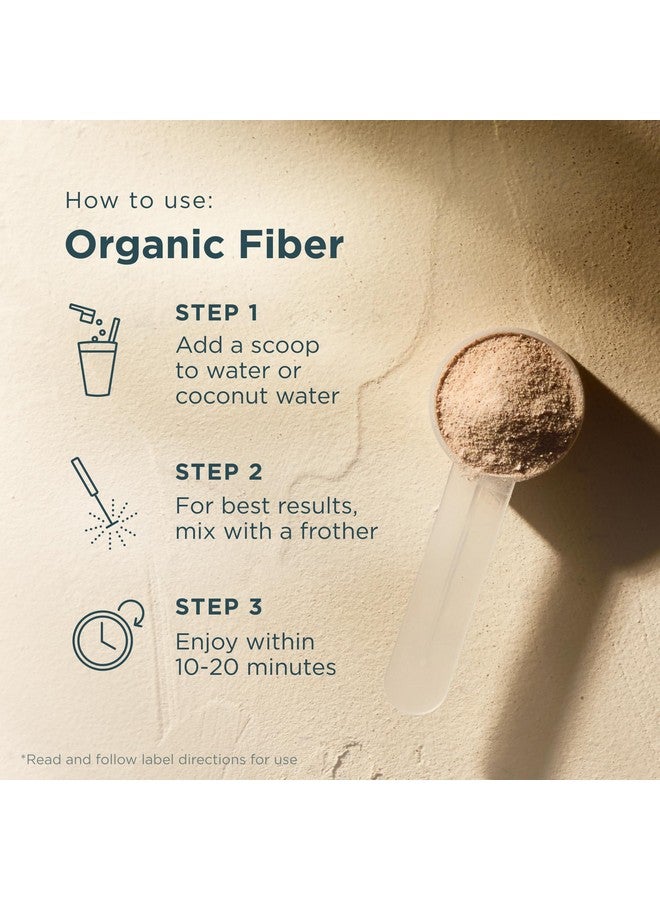 Ancient Nutrition مسحوق الألياف العضوي من أنسيانت نيوترشن، أناناس مانجو، ألياف قابلة للذوبان من صمغ الأكاسيا وجذر الكونجاك، يدعم صحة الجهاز الهضمي، يقلل من الانتفاخ، 6.4 أونصة - Image 5