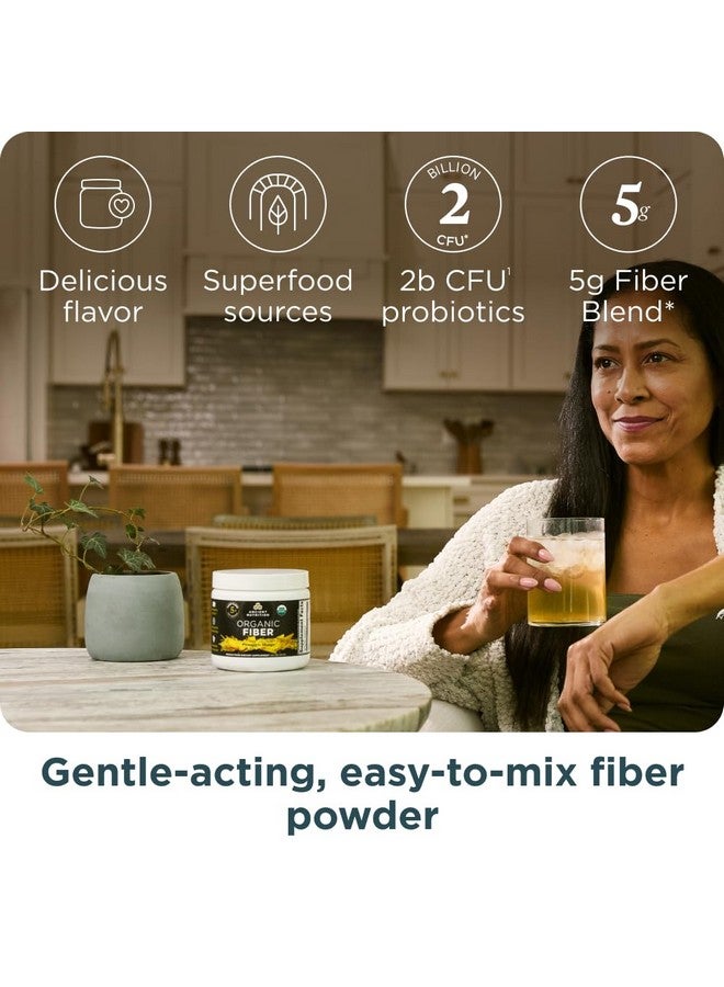 Ancient Nutrition مسحوق الألياف العضوي من أنسيانت نيوترشن، أناناس مانجو، ألياف قابلة للذوبان من صمغ الأكاسيا وجذر الكونجاك، يدعم صحة الجهاز الهضمي، يقلل من الانتفاخ، 6.4 أونصة - Image 4