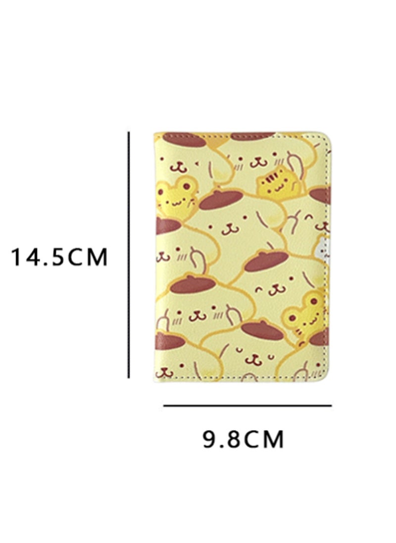 Generic Colorful Cartoon Character Passport Holder Multi-Function Card Holder Passport Protection Cover, Id Card Holder Boys And Girls Pu Leather Travel Id Card Holder, Travel Accessories  - Image 2