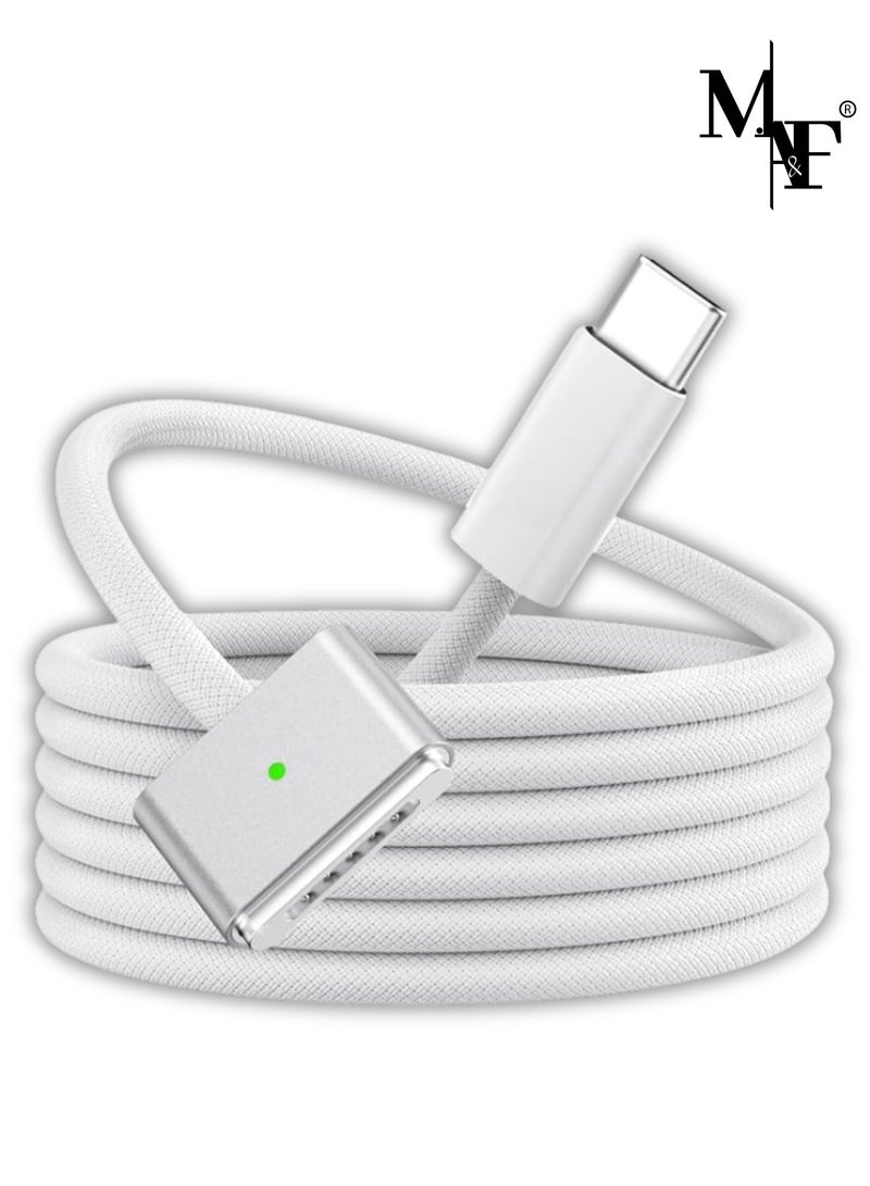 M.A&F's USB C to Magnetic Cable 3, 140W PD Fast Charging 2m, Type C Compatible with Magsafe 3 Charging Cable for MacBook Pro 2024 M3 Pro and Max, MacBook Air 2022 M2, MacBook Pro 2023 M2 Pro - Image 1