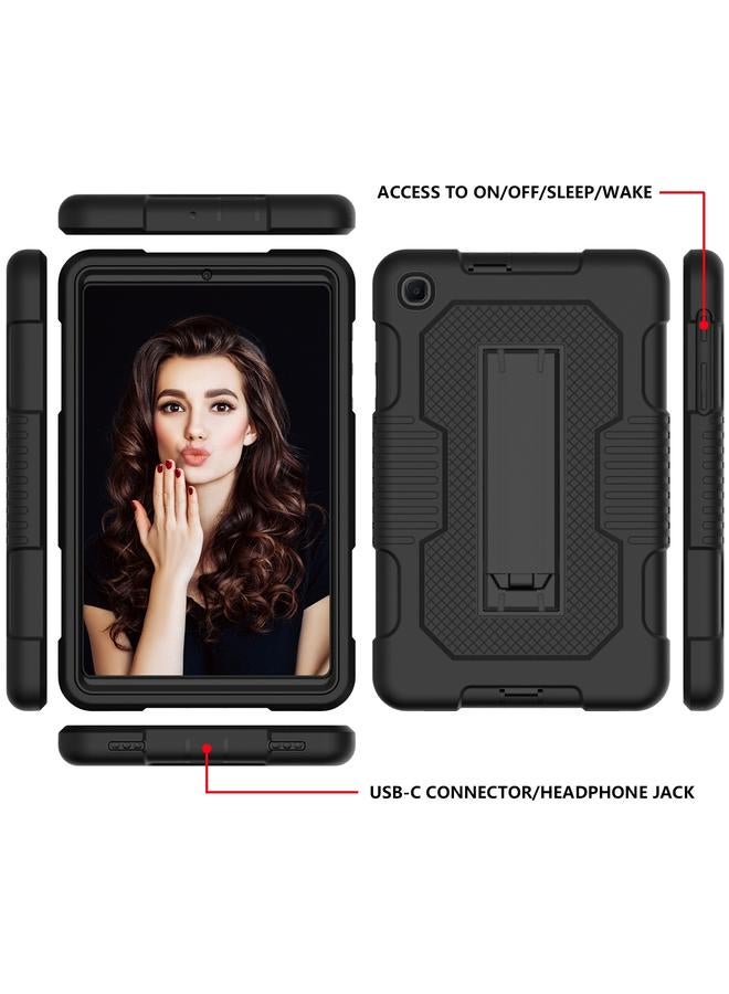 S-TOP Case For Samsung Galaxy A 8.4 T307 Contrast Color Robot B2 Silicone Hybrid PC Tablet Case with Holder - Image 3