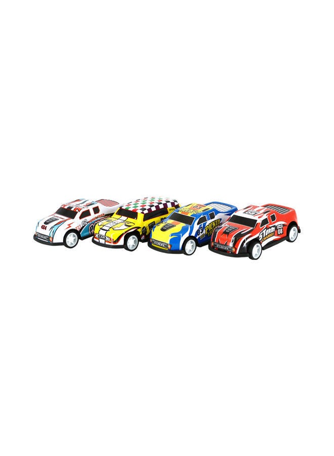 8 Pc Plastic Pull Back Car - kids toys | Unisex | Toy car - Multicolor - Image 2