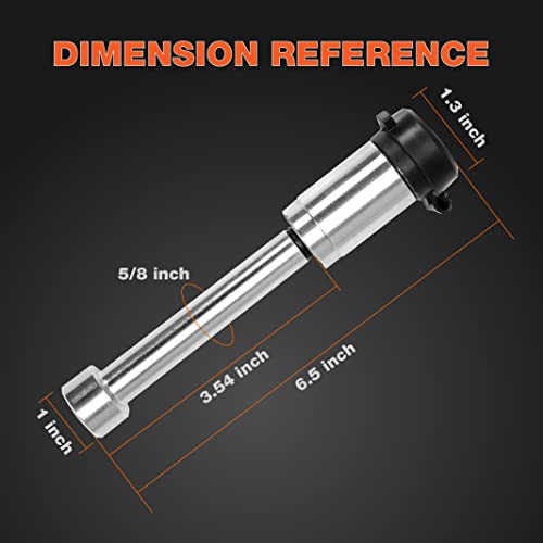BIG RED 2 Pack 5/8" Diameter Trailer Hitch Lock Pin with Keys for Class III IV 2" and 2-1/2" Receiver, ATRMT8026R - Image 3