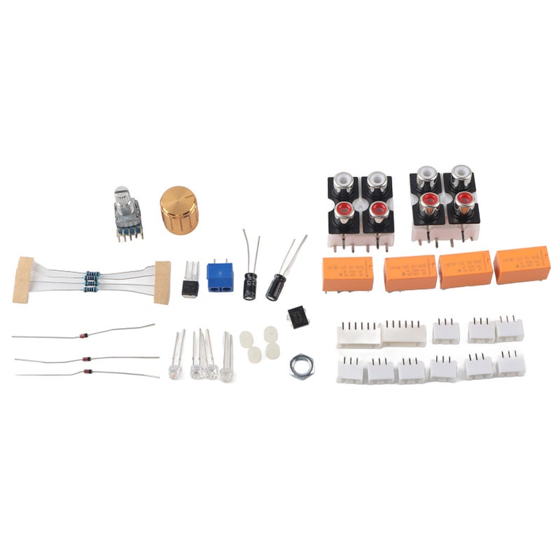 Audio Input Switch Module DIY Switching Board 4 Way Signal Selector Amplifier Relay - Image 4