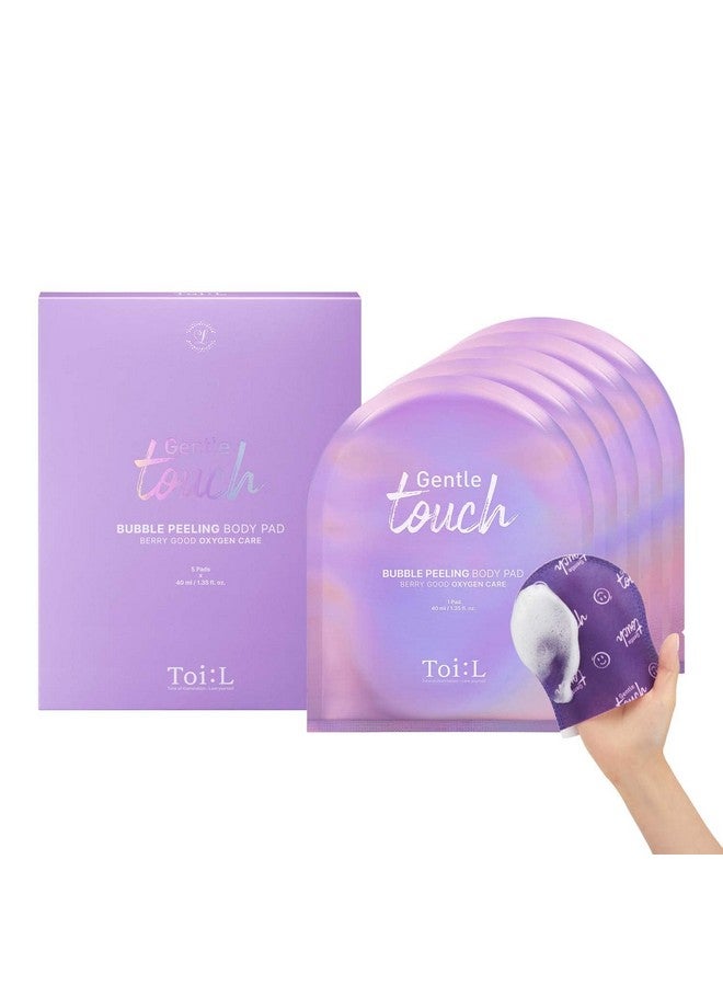 TOI:L Gentle Touch Bubble Peeling Body Pad(5Pads) Body Scrub Exfoliating Mitt For Body Exfoliating Gloves Washcloth Body Loofah 5Berry Complex Dense Bubble Bath Bath Shower Kp Bump Eraser - Image 1