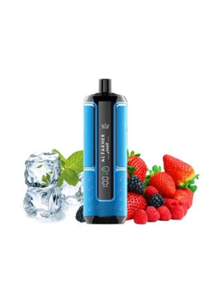 Crown Bar Berry Ice 15000 Puffs Hypermax Disposable Vape Kit NC-6mg - view 2