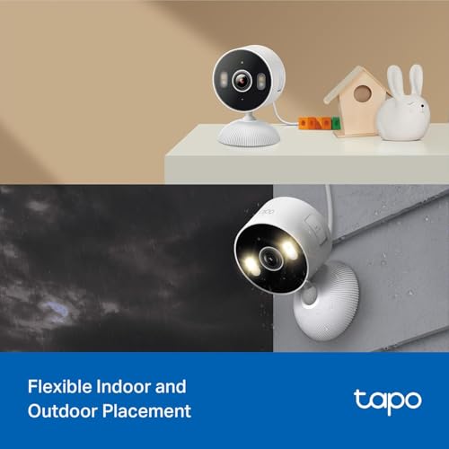 Tapo 2K IndoorOutdoor Wired Security Camera Works as a Baby Monitor Pet Camera PersonMotionBaby Cry Detection 2Way Audio Siren SubscriptionFree SD Storage or Optional Cloud C113 2Pack - Image 3