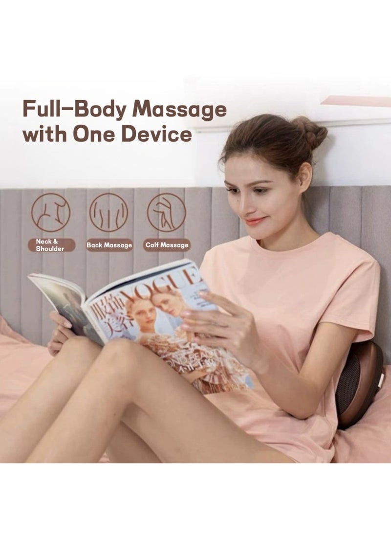 general Electric Neck Shoulder Massage Pillow - Car & Home Use with Heat Therapy - Image 3