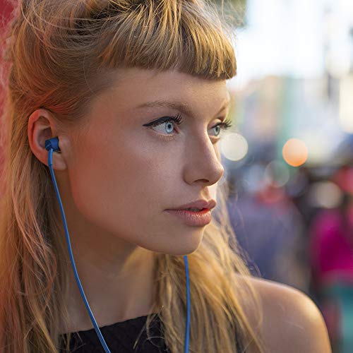SOL REPUBLIC Jax Wired 3-Button In-Ear Headphones, Apple Compatible, Tangle Free Cable, In-Ear Noise Isolation, 4 Ear Tip Sizes, Great For Calls, 1111-36 Blue - Image 4