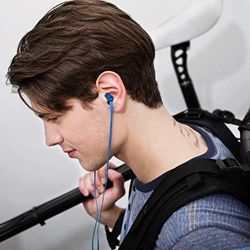 SOL REPUBLIC Jax Wired 3-Button In-Ear Headphones, Apple Compatible, Tangle Free Cable, In-Ear Noise Isolation, 4 Ear Tip Sizes, Great For Calls, 1111-36 Blue - Image 5