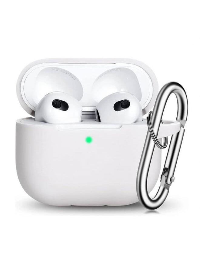 PROMASS - Silicone Protective Case Cover For Apple Airpods 3 3Rd Generation White - Image 1