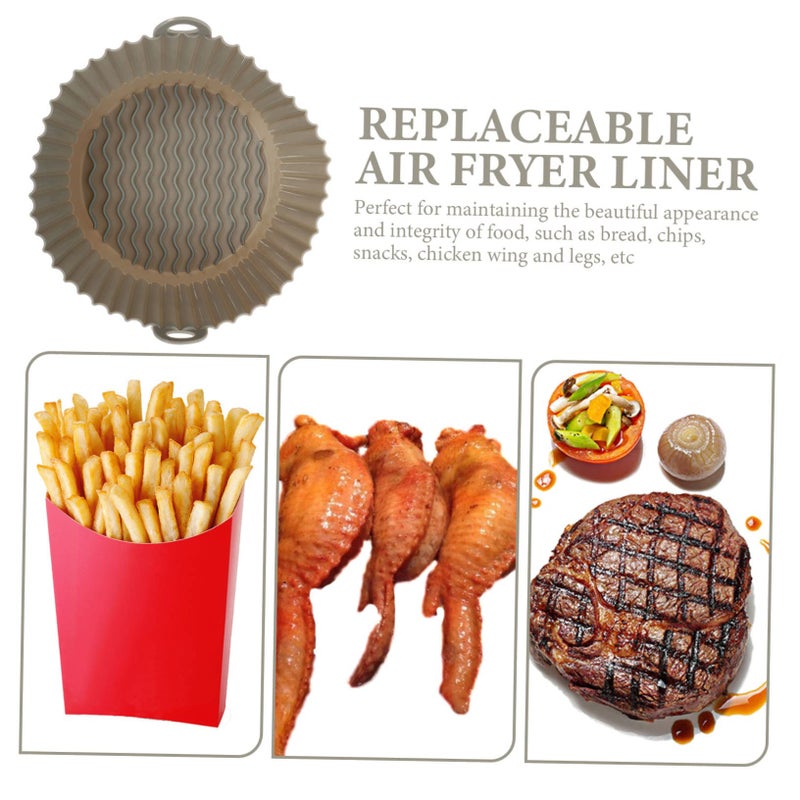 Washable Silicone Air Fryer Mat Non Stick Reusable Kitchen Accessory - Image 4
