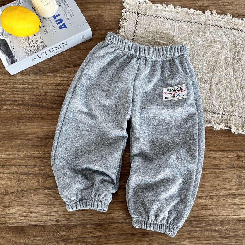 Children'S Sweatpants Boys And Girls Baby'S Leg Pants Casual Pants Fashionable All-Match Outer Wear Harlan Pants Sports Pants - Image 3