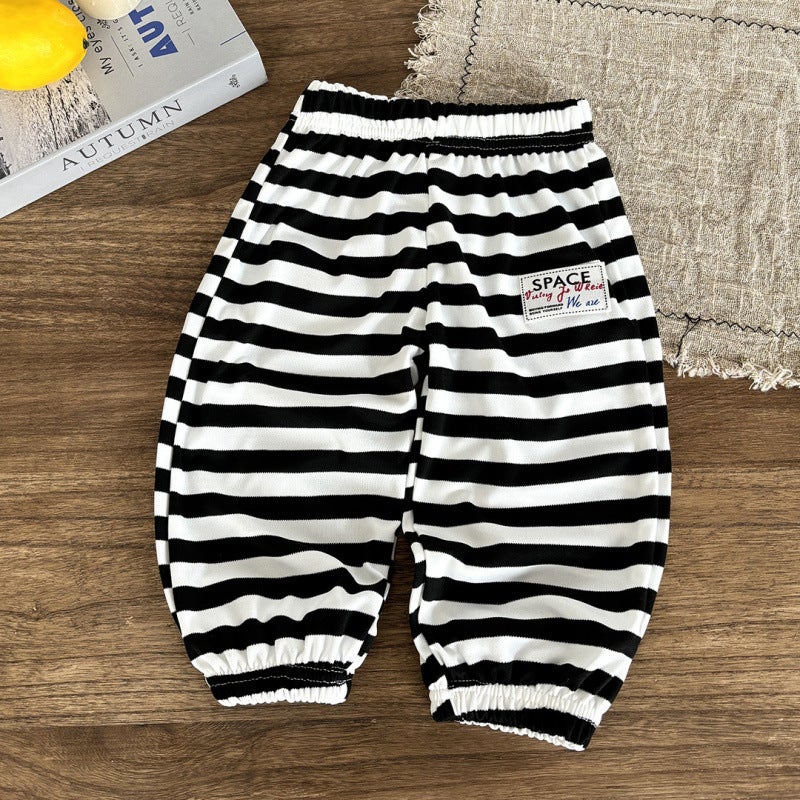 Children'S Sweatpants Boys And Girls Baby'S Leg Pants Casual Pants Fashionable All-Match Outer Wear Harlan Pants Sports Pants - Image 4