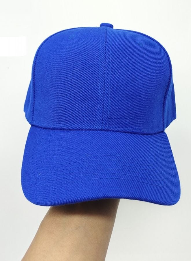 SARAOONT Classic Royal Blue Polyester Baseball Cap - Adjustable Unisex Dad Hat for Running, Workouts, and Outdoor Activities - Image 5