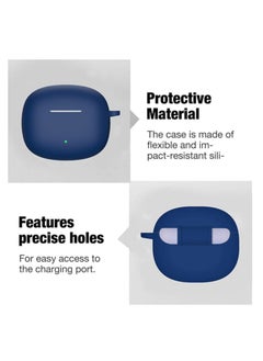 Generic Silicone Bluetooth Headset Cover for Honor Earbuds X6 Cover, Shockproof, Carrying Case Compatible with Honor Earbuds X6 Bluetooth Headset. Navy Blue  - Image 5
