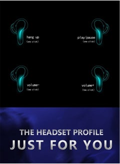 Generic M188 TWS wireless gaming bluetooth headset low latency cool music headset wireless earbuds true wireless compatible apple Suitable for Android and other systems bluetooth 5 true wireless earbuds  - Image 2