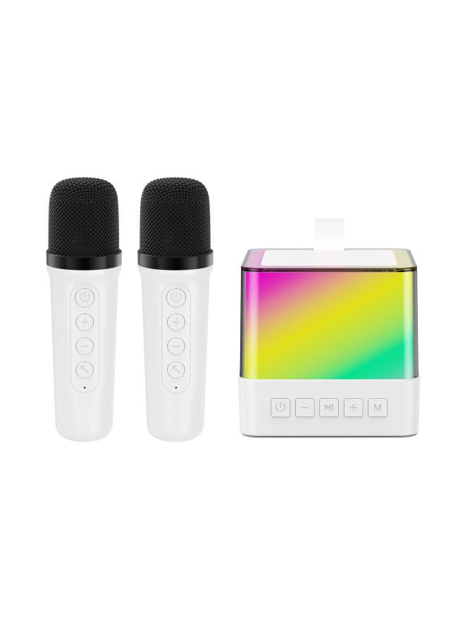 نيوترل ميكروفون كاريوكي لاسلكي بلوتوث K30 مع ميكروفون تقسيم ضوئي، مجموعة كاريوكي خارجية للأطفال والعائلة - Image 1