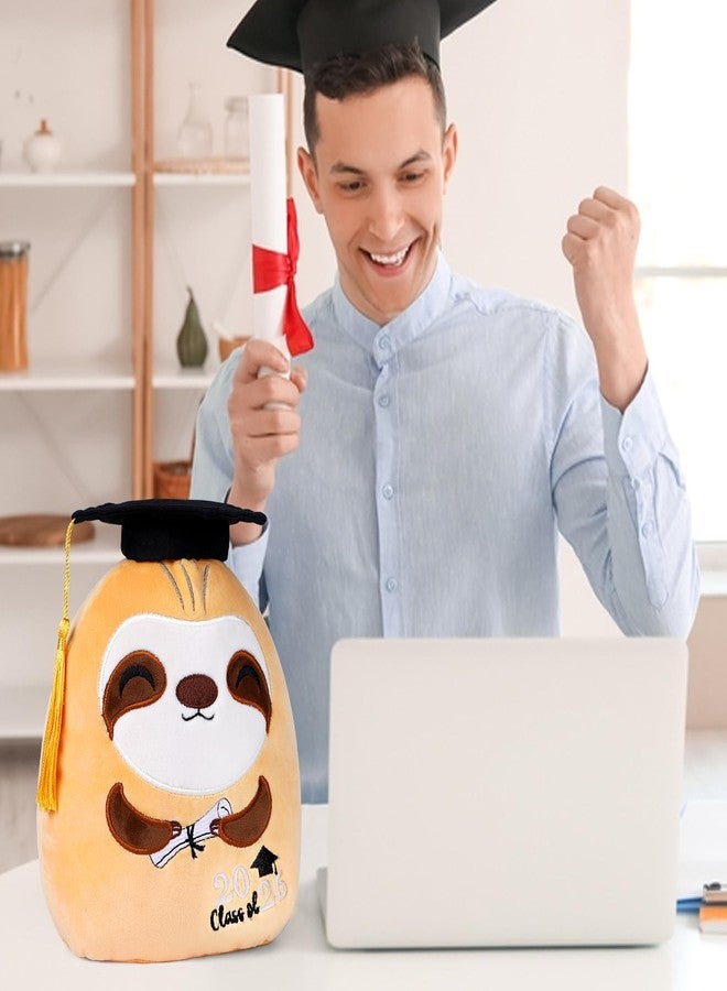 refavor Graduation Stuffed Animal 2026-8 Inch Class of 2026 Graduation Sloth Stuffed Animal Gifts, Graduation Sloth Plush Pillow with Black Cap Congrats Grad Party Plush Favors - Image 5