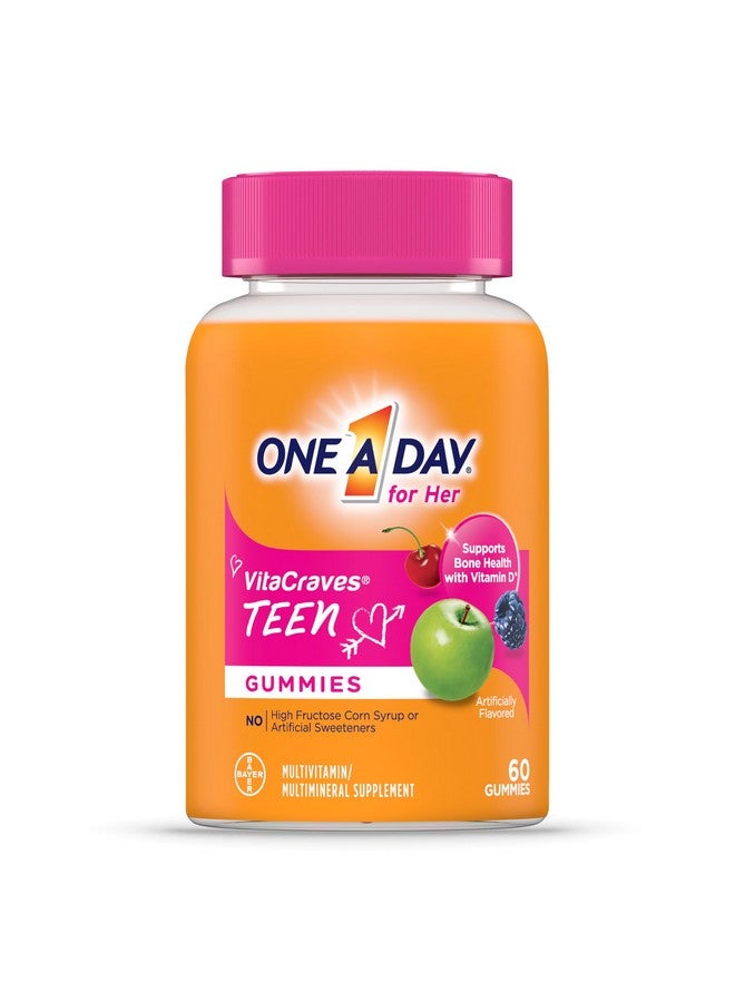 ONE A DAY VitaCraves Teen Multivitamin Gummies, 60 Count - Image 1