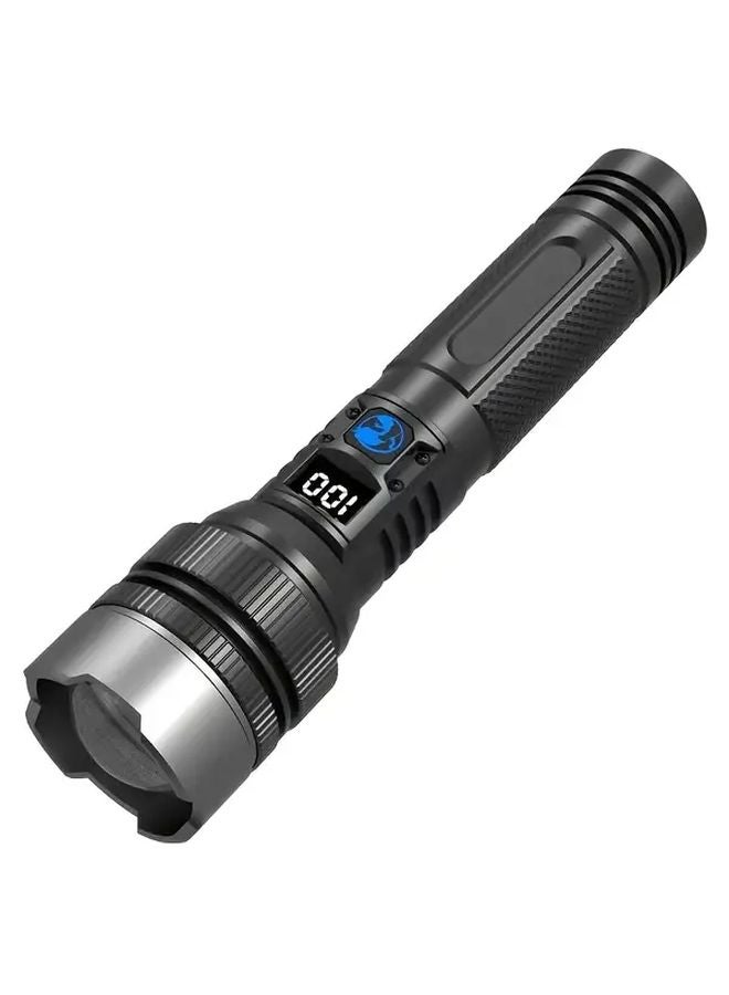 White Light Super Bright LED Tactical Flashlight USB Rechargeable For Camping Hiking Emergency - Image 1