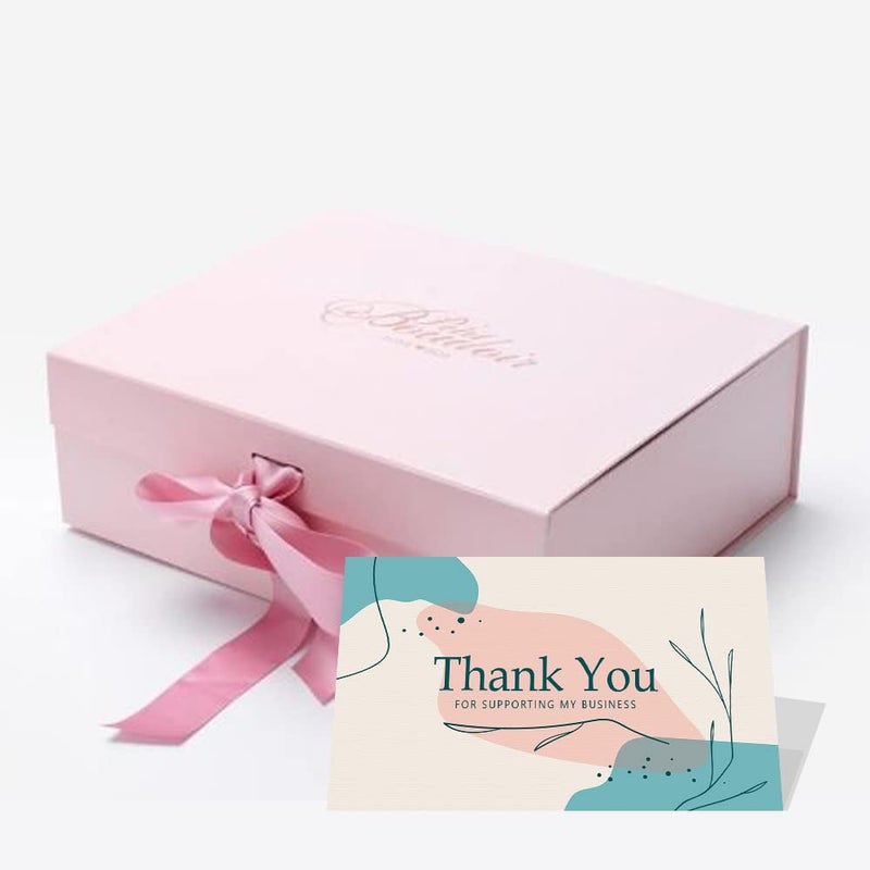 Thank You Support Online Commerce Business Card (9 by 5cm Blank Back)- Set of 200 - Image 5